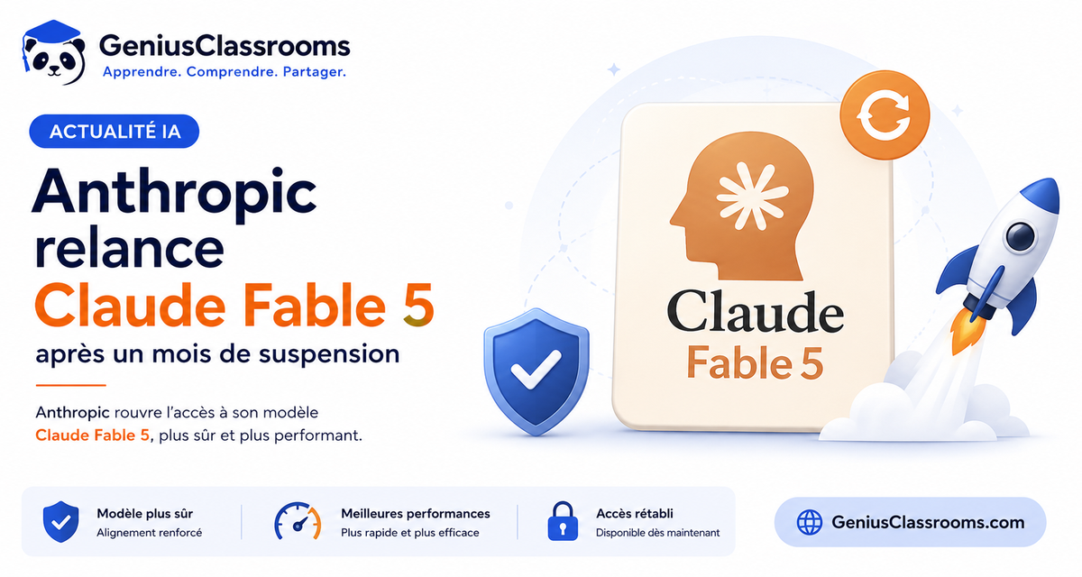 Blog Genius - Le modèle d'Anthropic claude fable 5 fait son retour